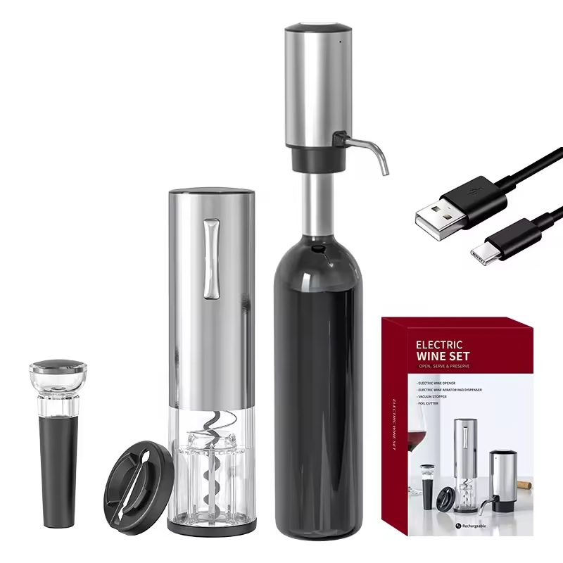 Wine Beer Bottle - 2024 New Design 4-in-1 Lithium Rechargeable