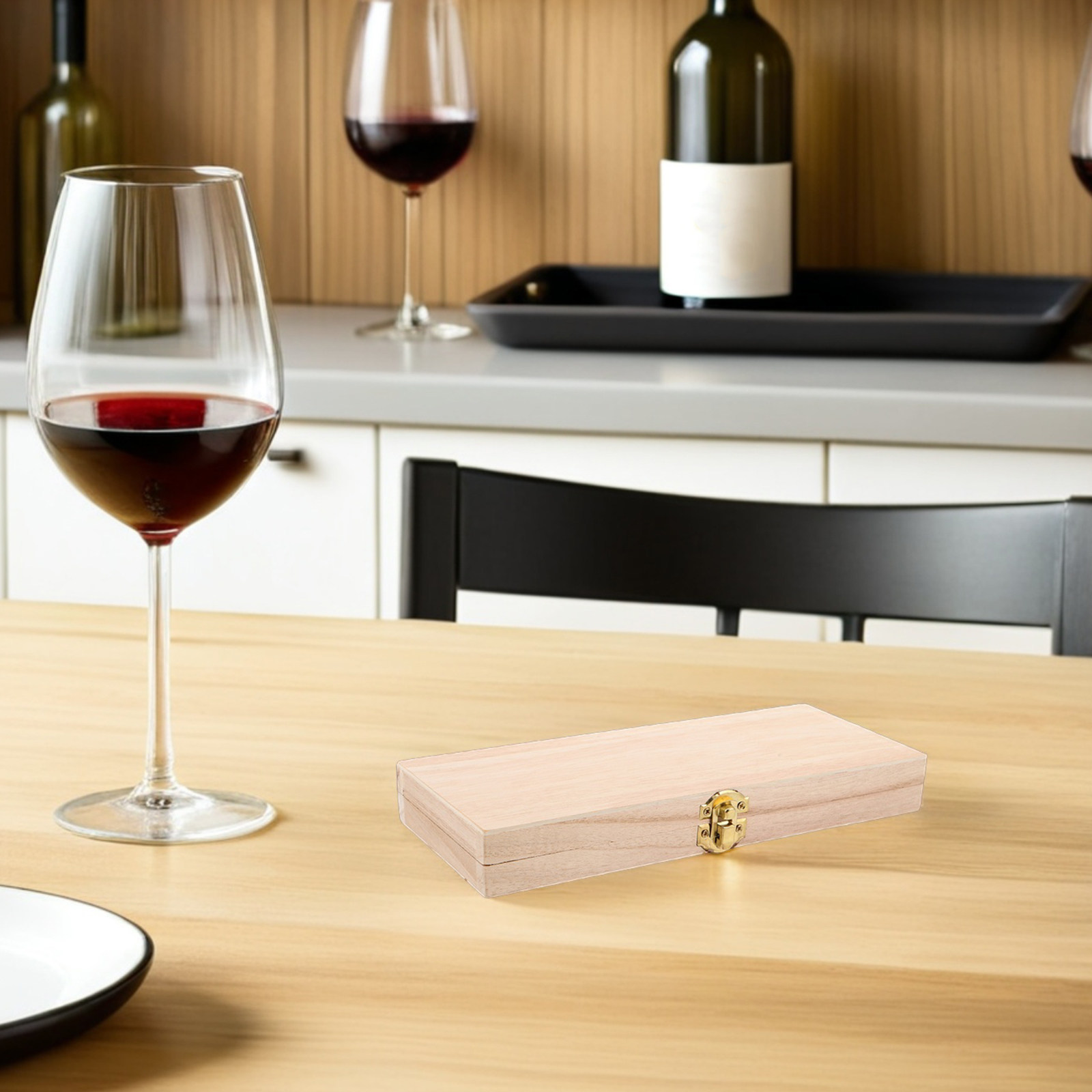 Wine Beer And Spirit - Wooden Hydrometer Storage Box Foam Lined