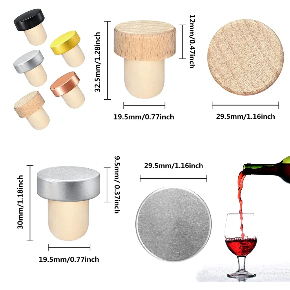 10Pcs Wine Bottle Cork Stopper - Wine Beer Tasting ulasan dan harga