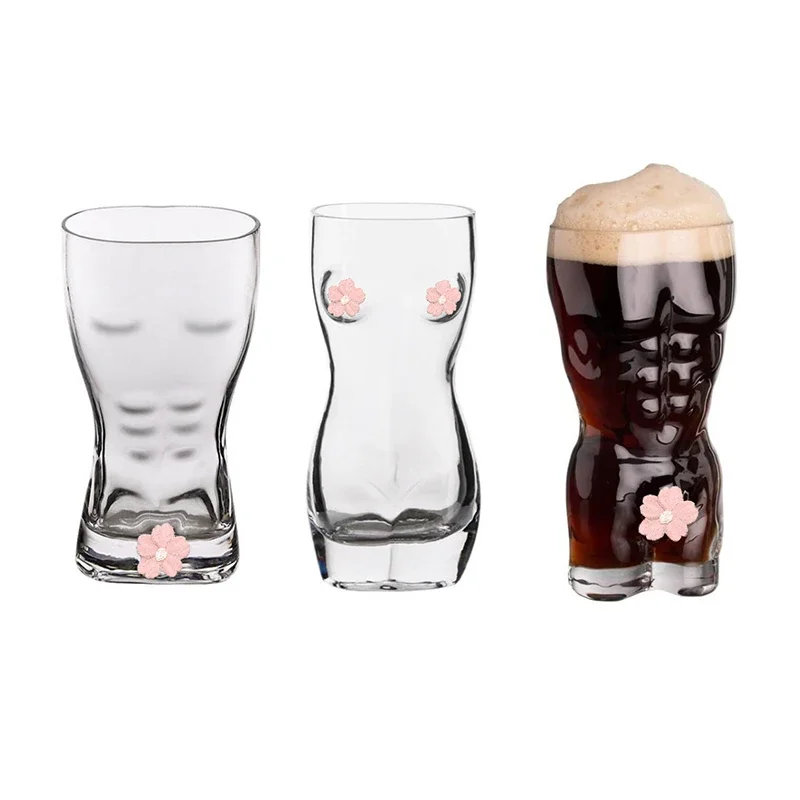 Creative Beer Glasses Body Art - Wine Beer Mixed Drinks ulasan dan harga