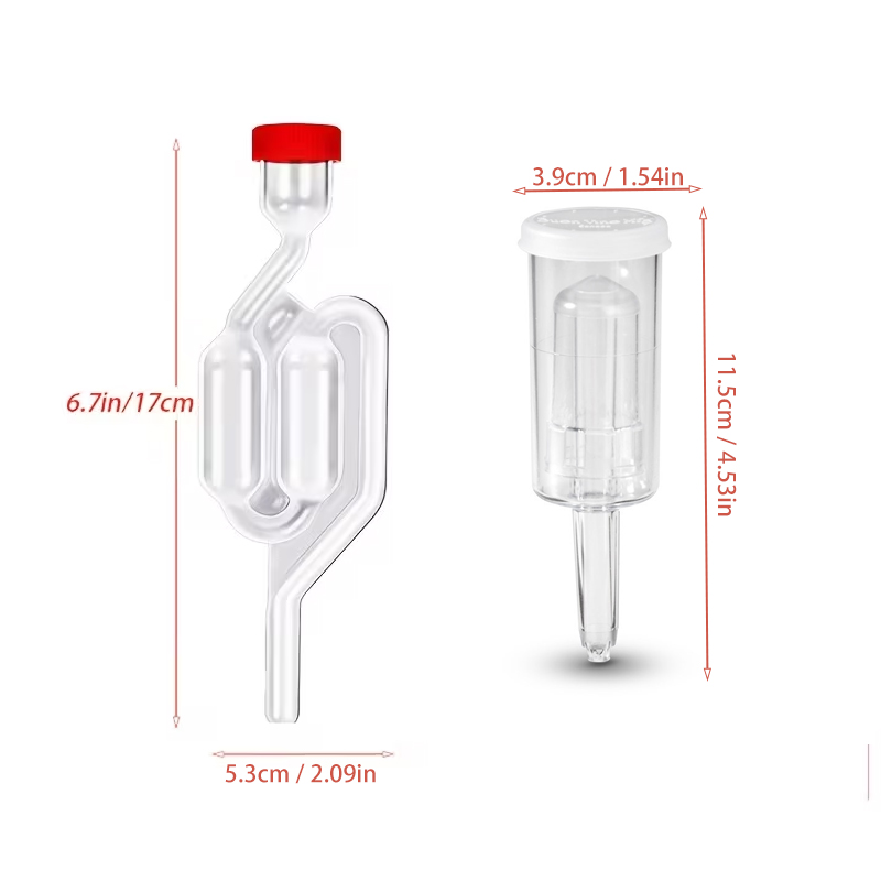 S-Shape Airlock With Food Grad - Wine Beer Making Supplies ulasan dan harga