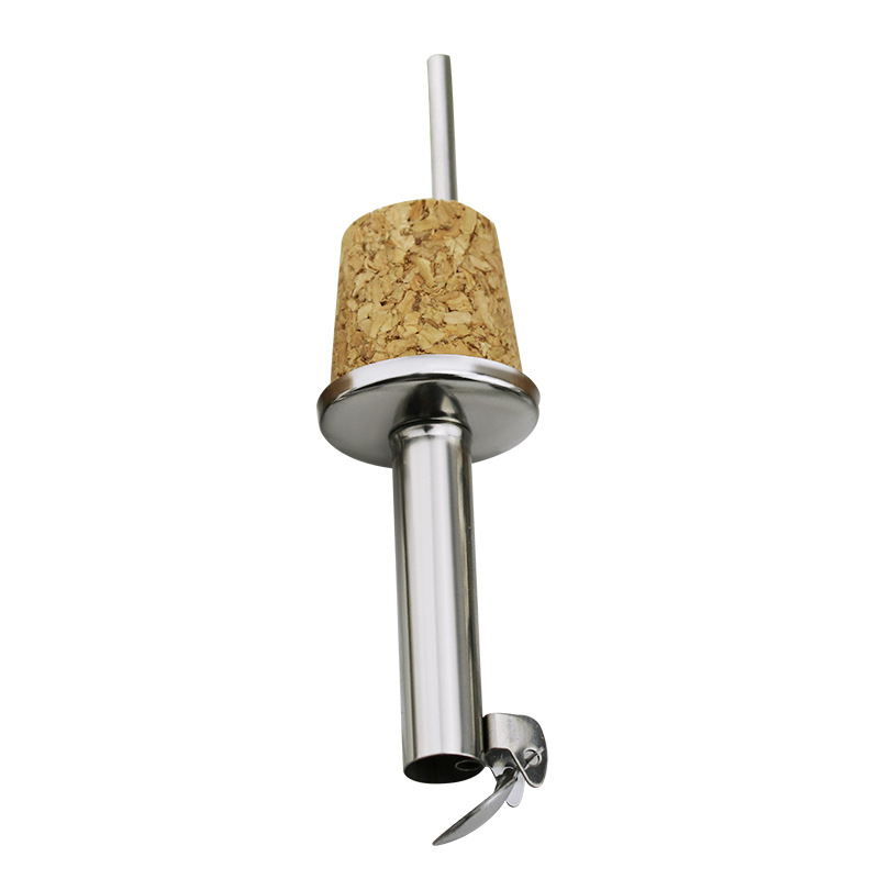 Wooden Cork Red Wine Pourer Oi - Wine Beer Tasting ulasan dan harga