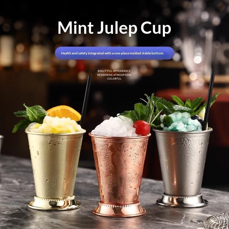 【MA】Stainless Steel Mint Julep - Wine Beer Mixed Drinks ulasan dan harga