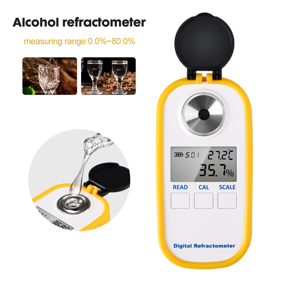 Digital Alcohol Refractometer  - Wine Beer And Spirit ulasan dan harga