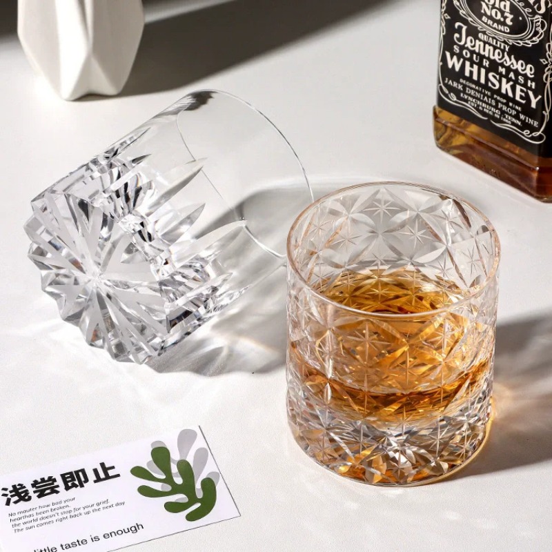 Handmade Whiskey Glass Edo Cut - Wine Beer And Spirit ulasan dan harga