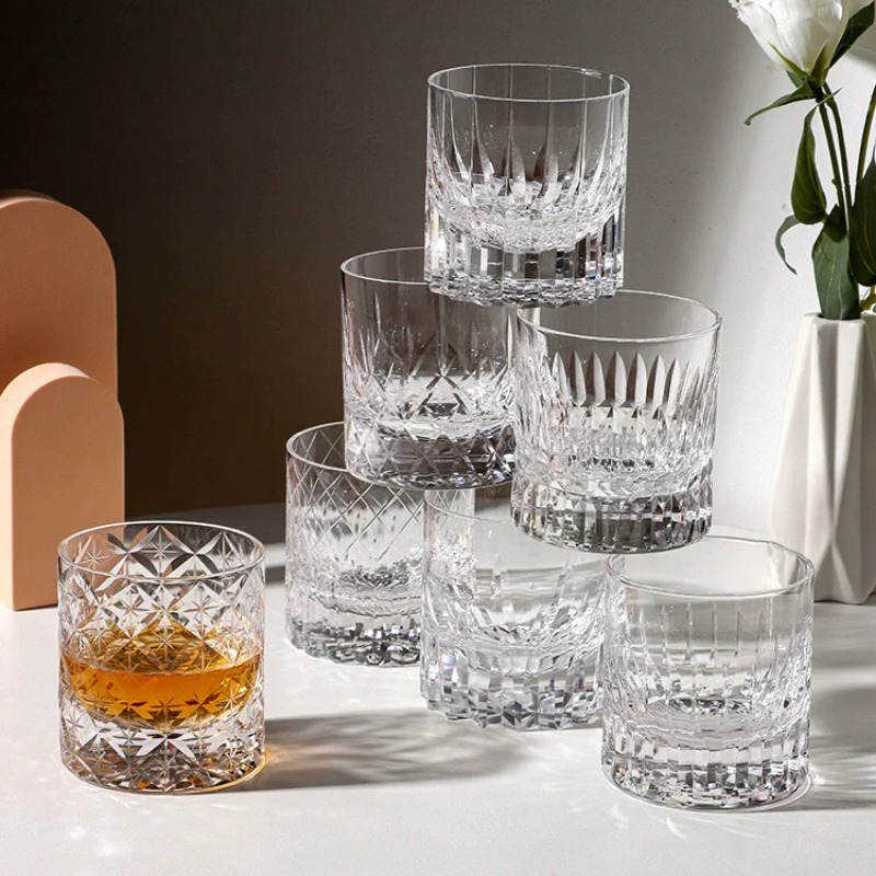 Handmade Whiskey Glass Edo Cut - Wine Beer And Spirit ulasan dan harga