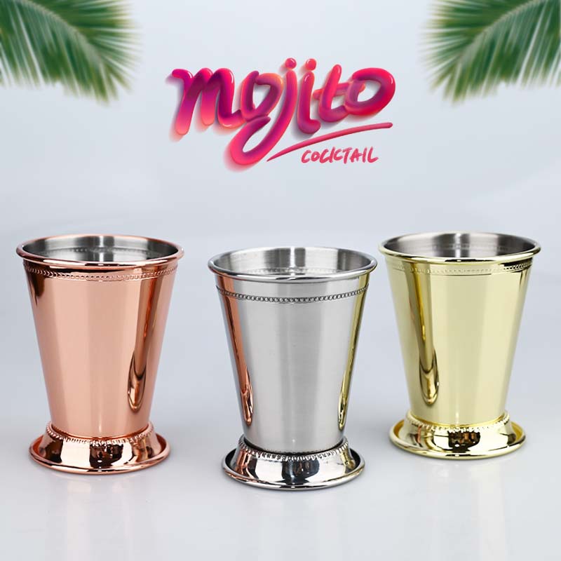 350ml Mint Julep Mug Stainless - Wine Beer Mixed Drinks ulasan dan harga