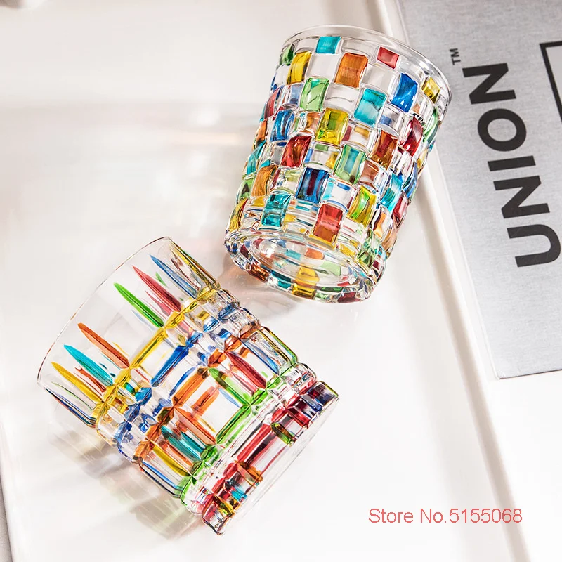 Colorful Whisky Crystal Cup It - Wine Beer Tasting ulasan dan harga