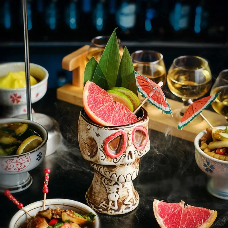 480ml Halloween Party Skull Co - Wine Beer Mixed Drinks ulasan dan harga