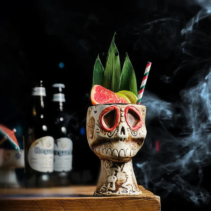 480ml Halloween Party Skull Co - Wine Beer Mixed Drinks ulasan dan harga