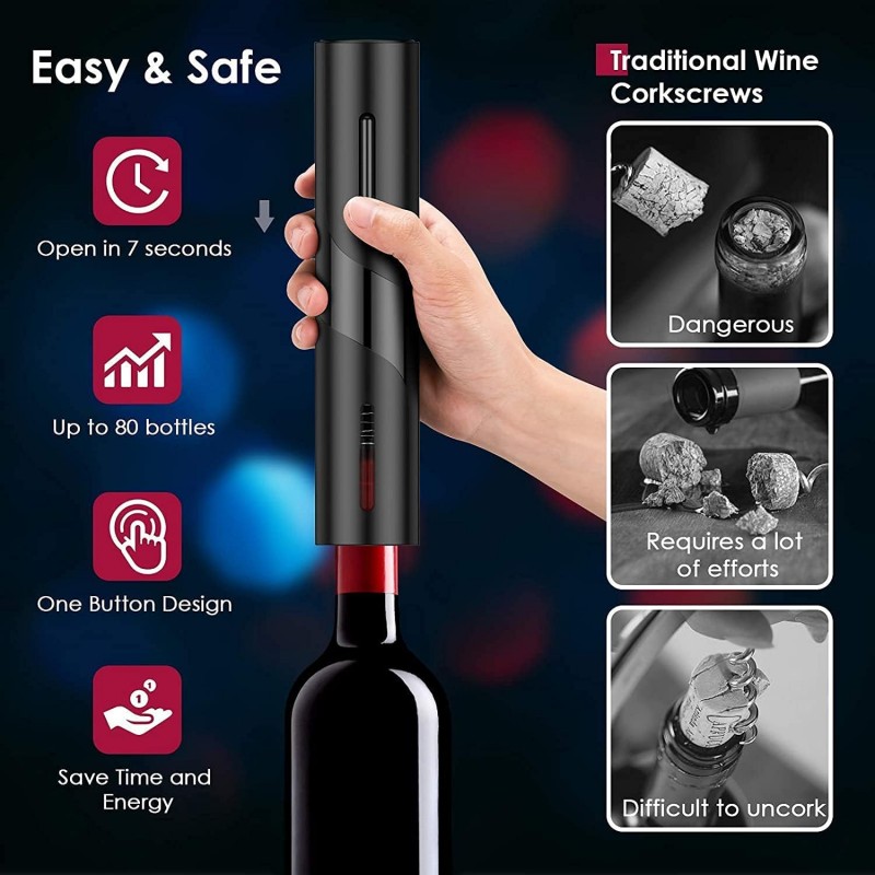 Rechargeable Multifunction Ele - Wine Beer Bottle ulasan dan harga