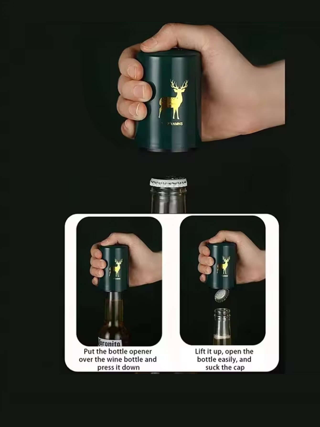 1Pcs Automatic Beer Bottle Ope - Wine Beer Bottle ulasan dan harga