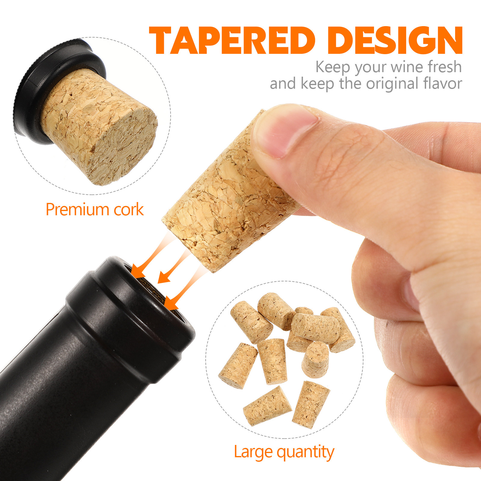 10Pcs Wine Bottle Cork Stopper - Wine Beer Tasting ulasan dan harga