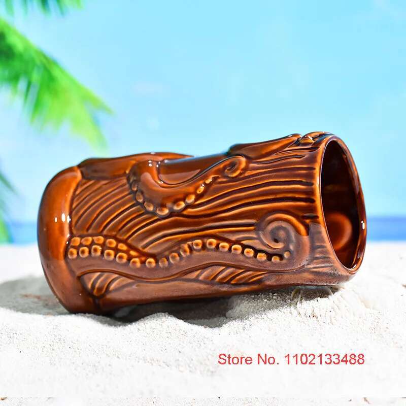 TIKI Bar Cocktail Cup Hawaii T - Wine Beer Mixed Drinks ulasan dan harga