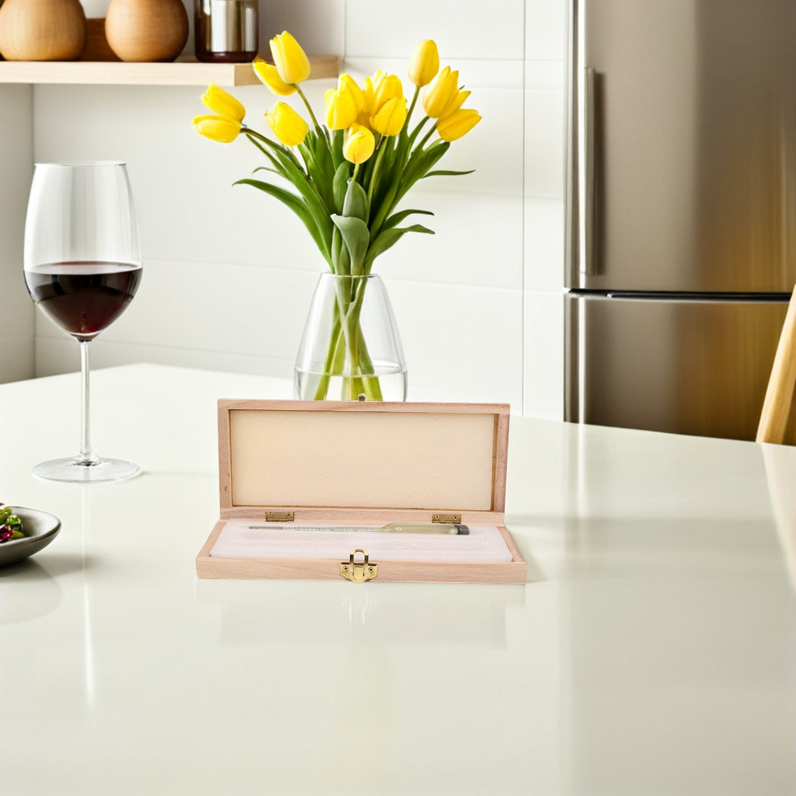 Wooden Hydrometer Storage Box  - Wine Beer And Spirit ulasan dan harga