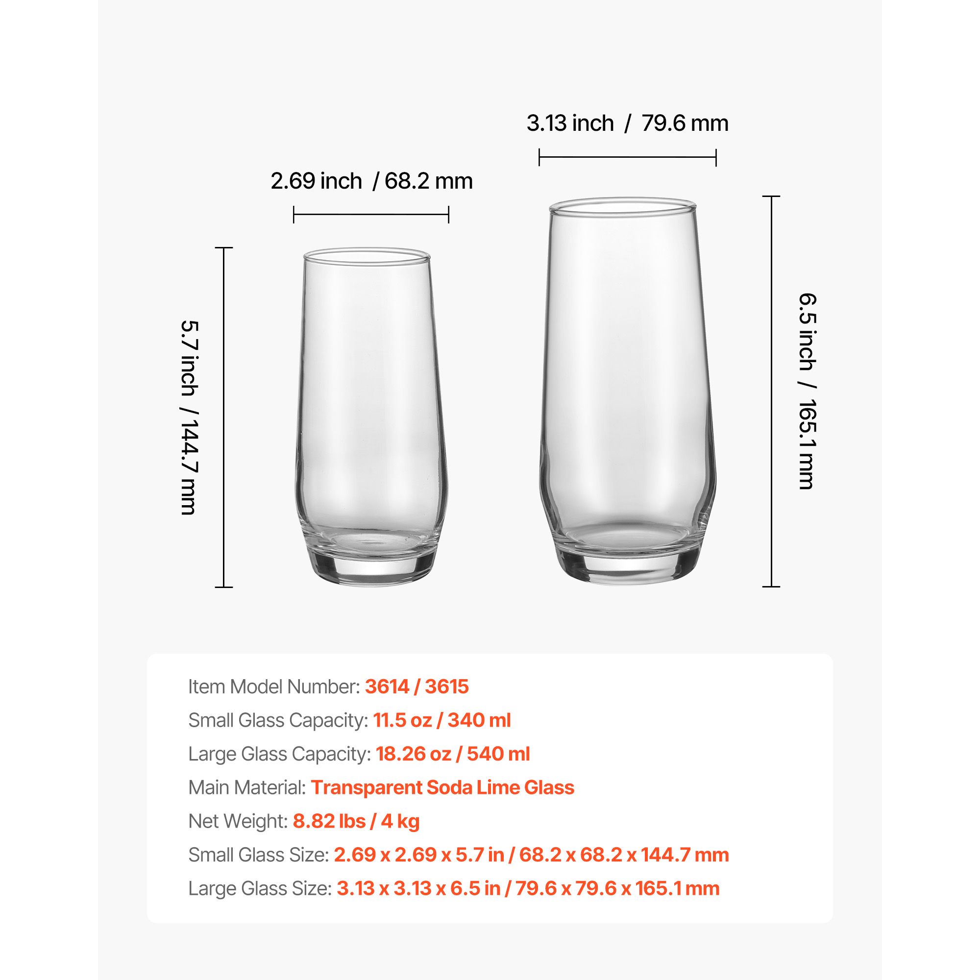 Drinking Glasses Set, 16-Piece - Wine Beer Mixed Drinks ulasan dan harga