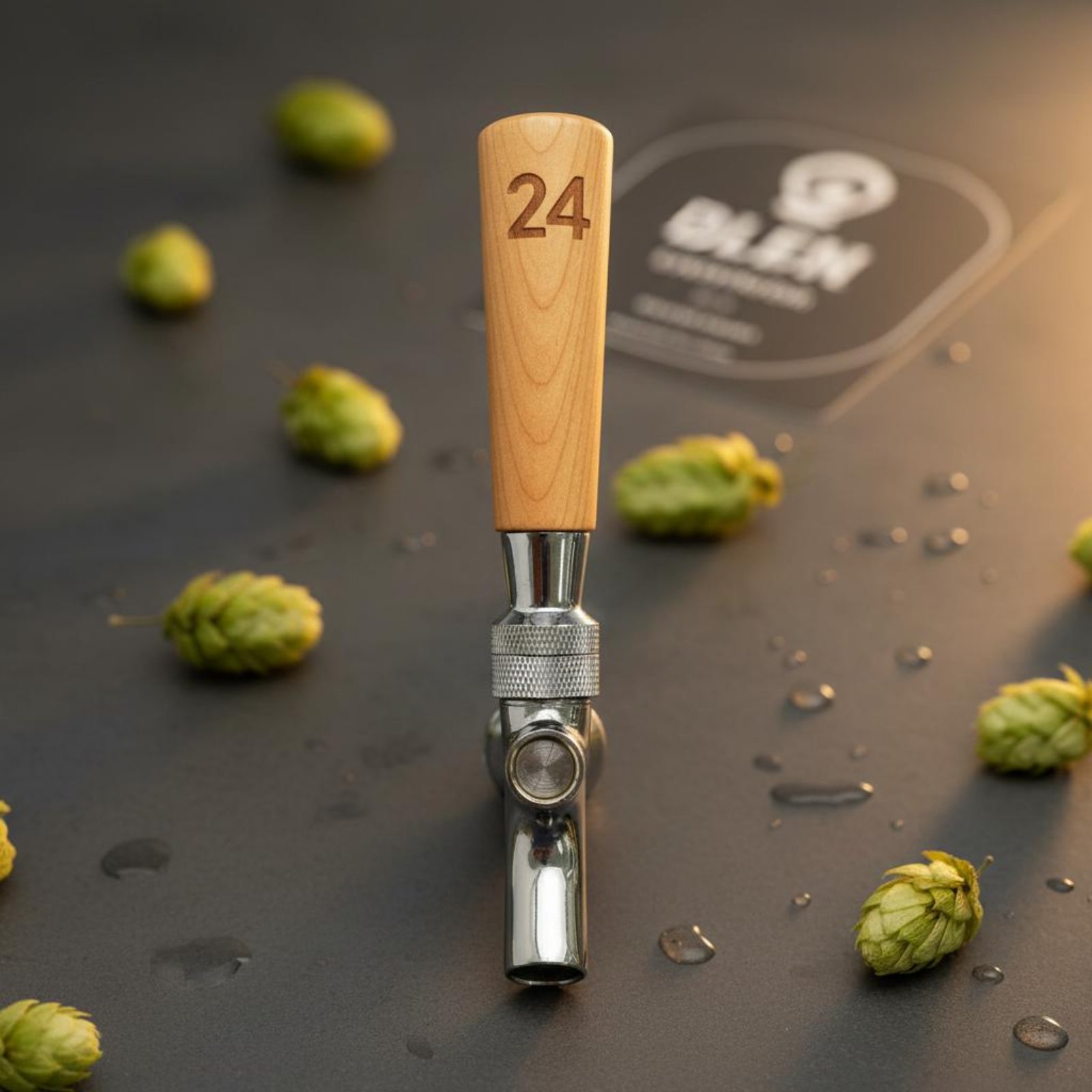 Short Wooden Beer Handle Solid - Wine Beer Bar ulasan dan harga