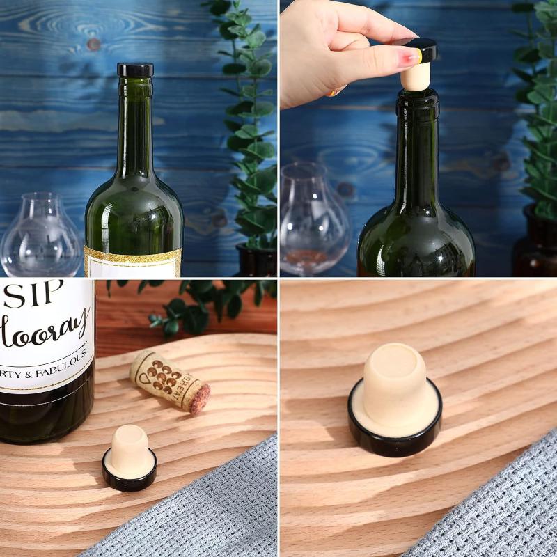 10Pcs Wine Bottle Cork Stopper - Wine Beer Tasting ulasan dan harga