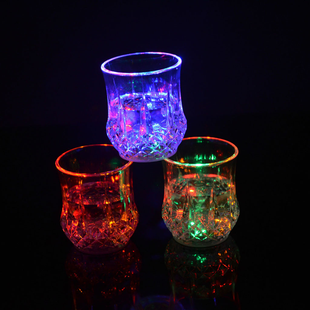 Colored LED Glowing Drink Cup  - Wine Beer Bar ulasan dan harga