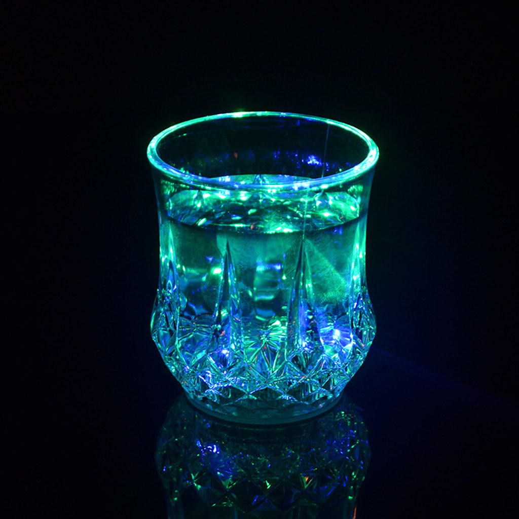 Colored LED Glowing Drink Cup  - Wine Beer Bar ulasan dan harga