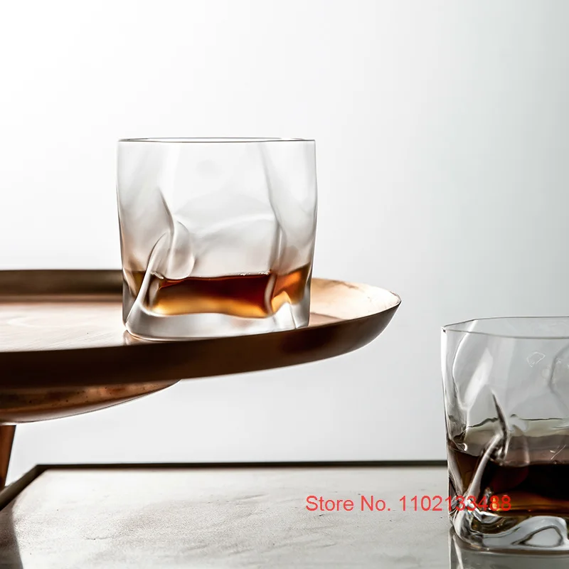 Irregular Whiskey Crystal Cup  - Wine Beer Tasting ulasan dan harga